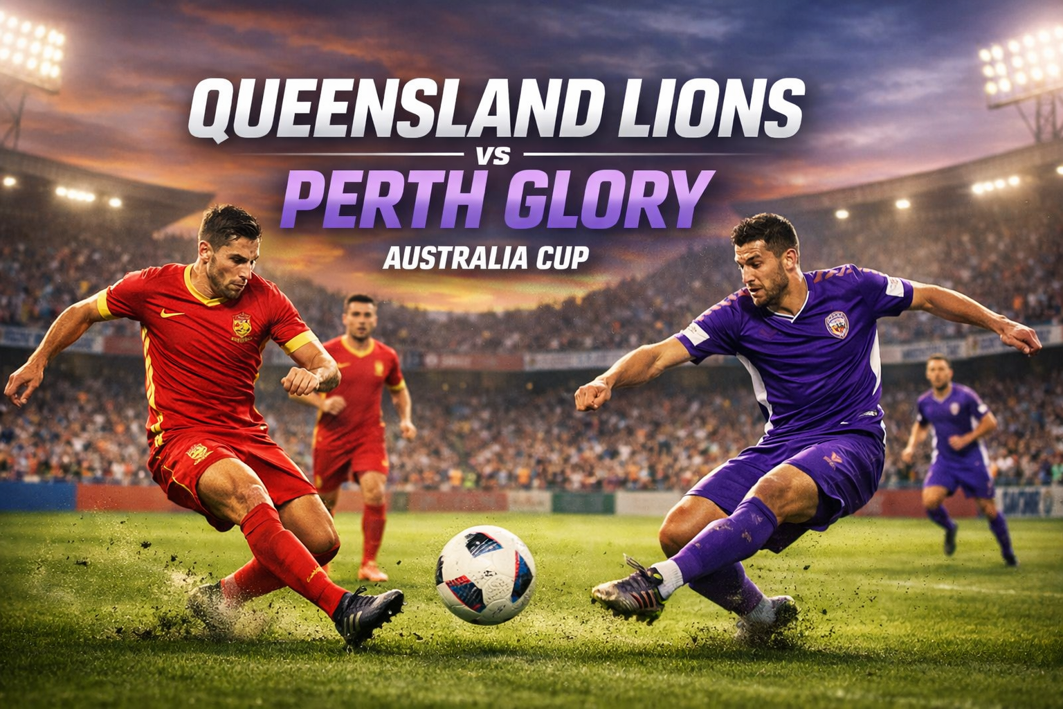 Queensland Lions vs Perth Glory Australia Cup Sore Ini Pukul 16.30 WIB Siap Hadir dalam Sorotan Jalalive
